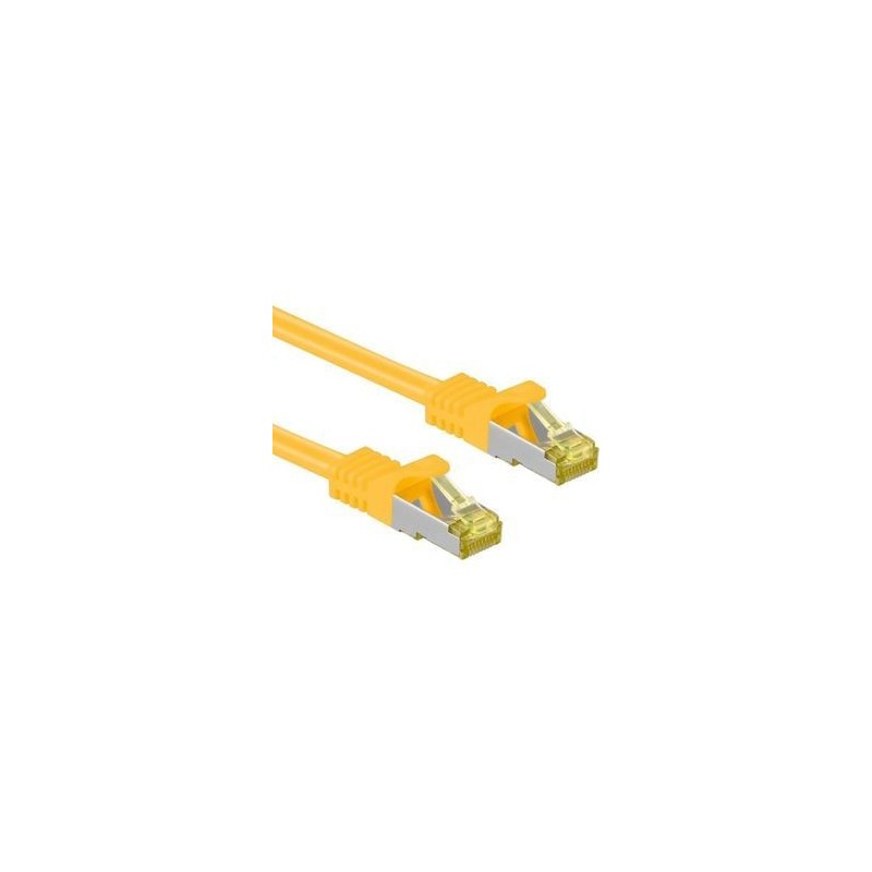 goobay CAT 7 SFTP, PiMF 10m Patchkabel Yellow goobay CAT 7 SFTP, PiMF 10m Patchkabel Yellow